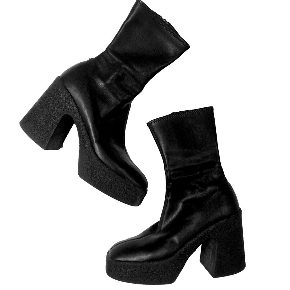 Stella McCartney platform leather boots